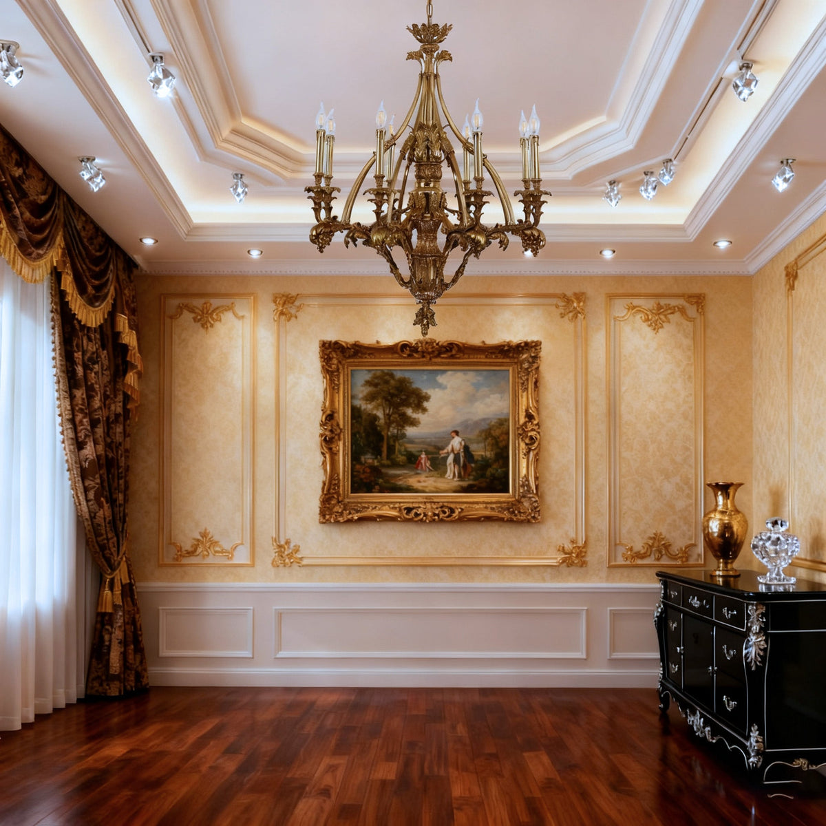 Antique Brass Chandeliers