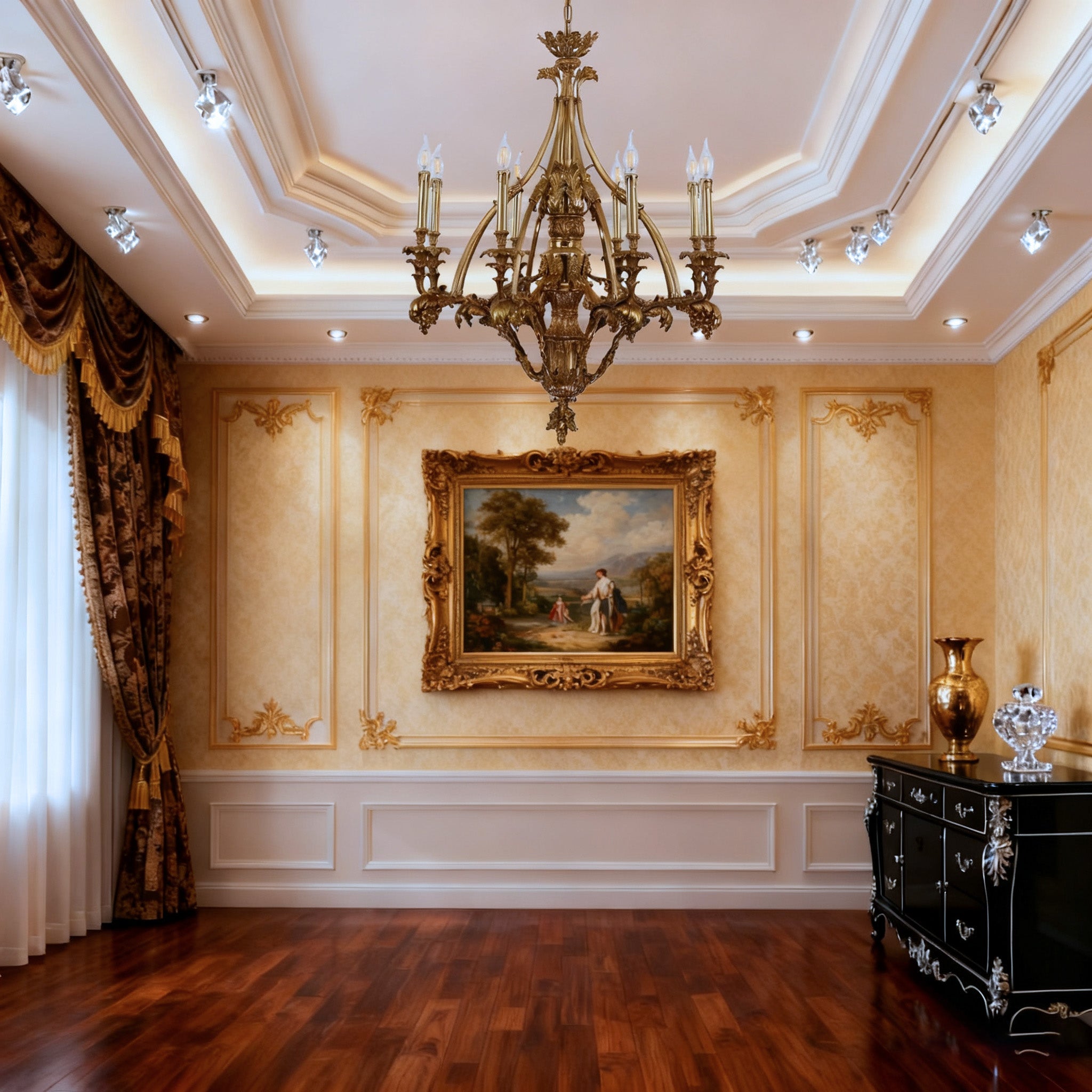 Antique Brass Chandeliers