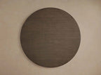 Saint Germain Round Wood Dining Table with Solid Oak & Oak Veneers Wood Dauphine Base