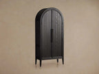 Hattie Oak Living Room Tall Display Cabinet Wood Office Bookcase Dining Sideboard