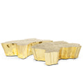 Luxury Patina Brass Coffee Table with Organic Sculptural Design & Handcrafted Finish
