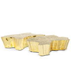 Luxury Patina Brass Coffee Table with Organic Sculptural Design & Handcrafted Finish