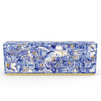 Luxury Hand-Carved Wood Sideboard Buffet Cabinet with Gold Leaf Accents & Storage