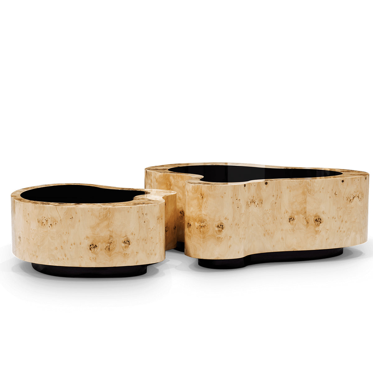 Luxury Hammered Brass Coffee Table with Wave Sculptural Design & Artisan Craftsmanship