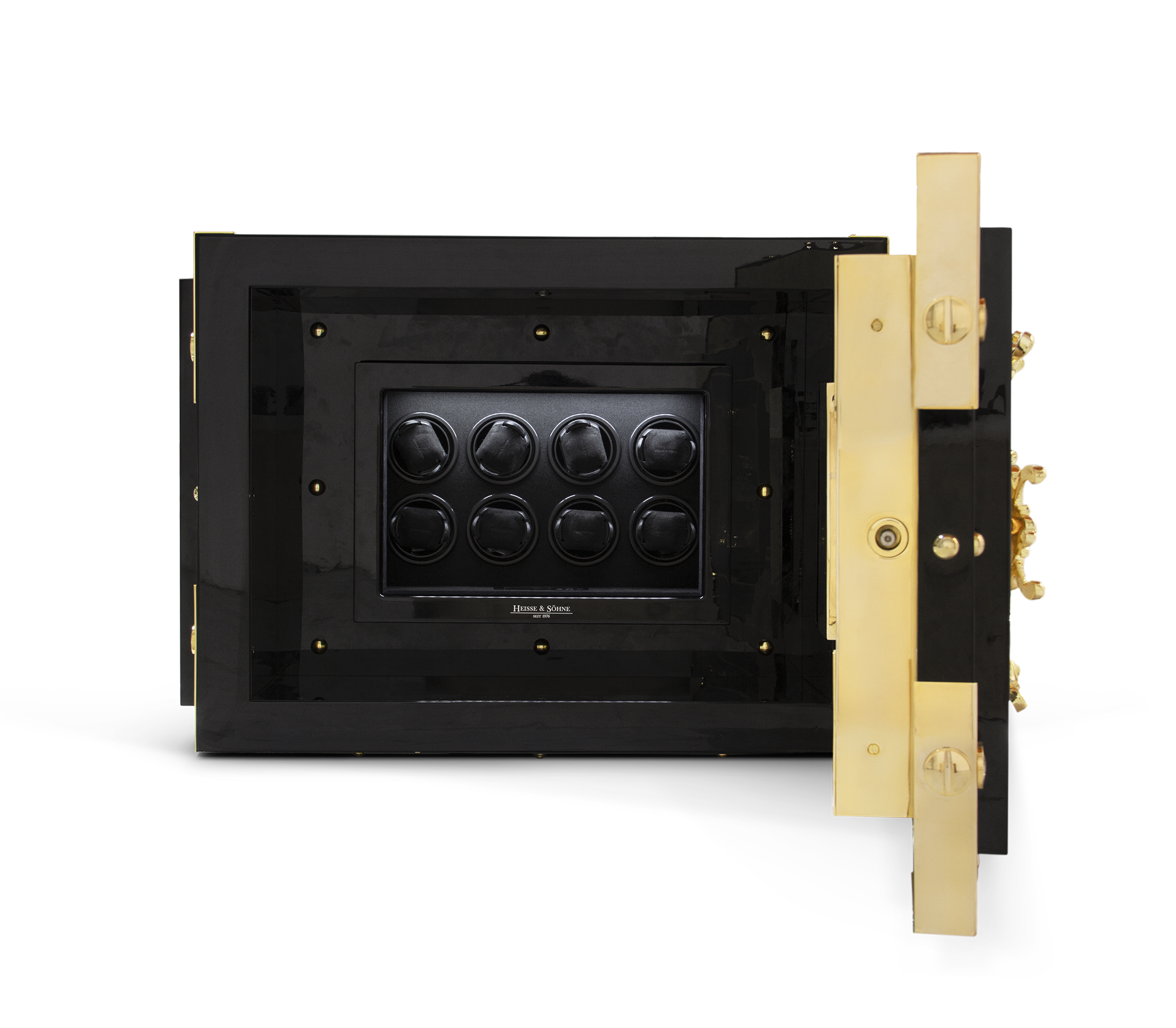 Luxury Knox Watch Winder Safe with Fort Knox-Inspired Armor Design & 8-Rotor Storage System