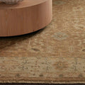Asphyn Wool Round Area Rug with 100% Wool Carpet Combining Aesthetics & Practicality