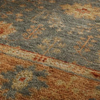 Asphyn Wool Round Area Rug with 100% Wool Carpet Combining Aesthetics & Practicality