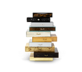 Luxury Chest of Drawers with Mixed Wood Finishes, Brass Details & Designer Storage