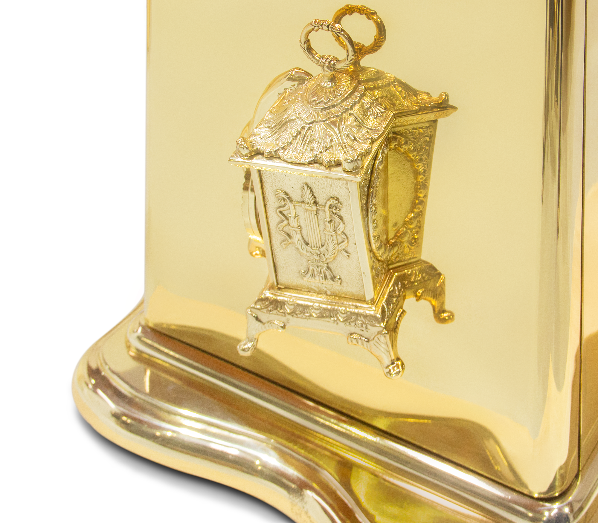 Luxury Surreal Watch Winder Safe Inspired by Salvador Dalí with Gold-Plated Finish & Secret Storage