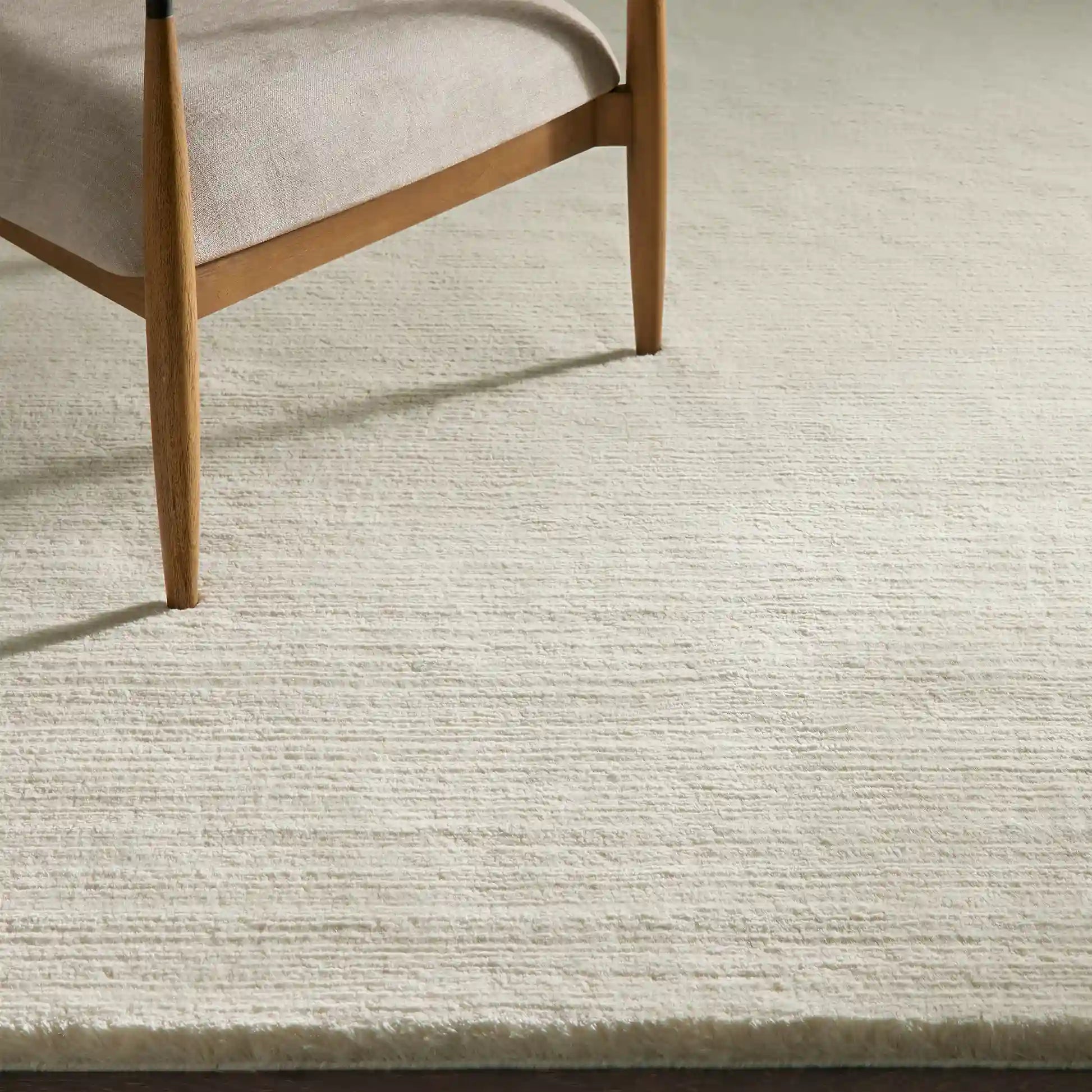 Luxury Hand-Knotted Cashmere Wool Rug from 100% Mongolian Cashmere Wool Carpet Modern Wabi-Sabi Textured Style