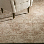 Luvka Wolle handgetufteter Teppich Klassische Inspiration & Modernes Design Teppich Modern Vintage Reliefmuster Stil