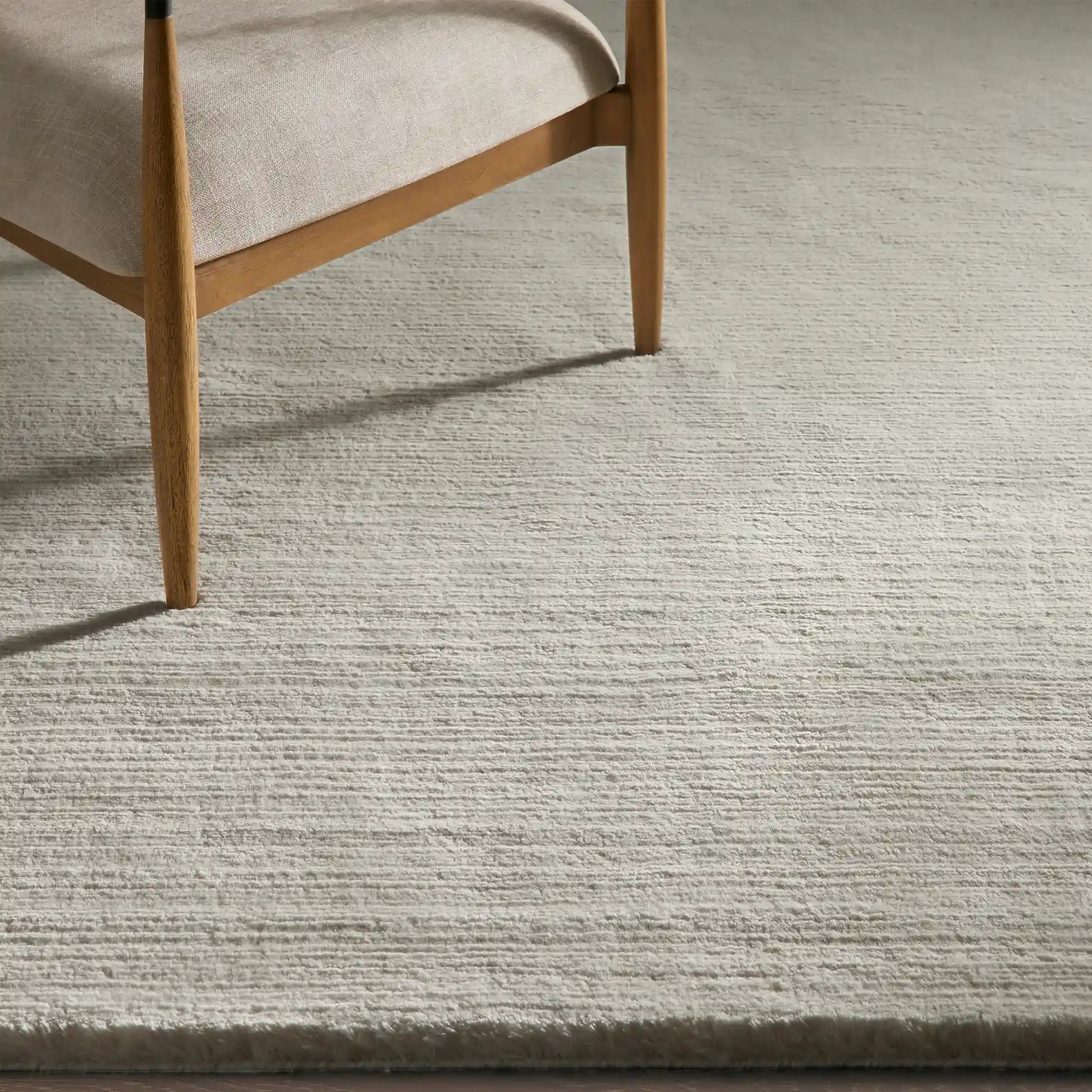 Luxury Hand-Knotted Cashmere Wool Rug from 100% Mongolian Cashmere Wool Carpet Modern Wabi-Sabi Textured Style