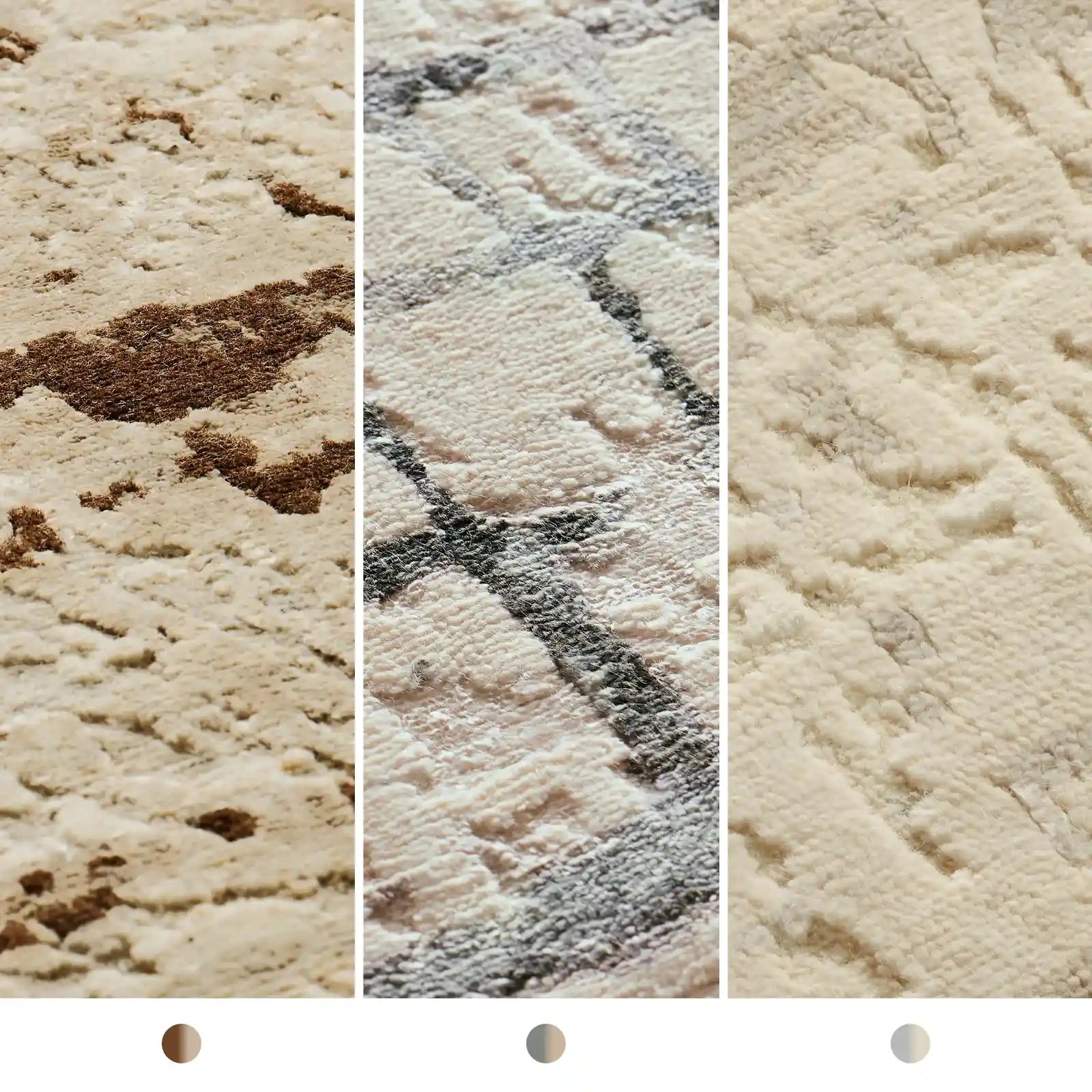 Wylie Hand Tufted Rug Clean & Transparent Feeling Carpet Transitional Modern Textured Style