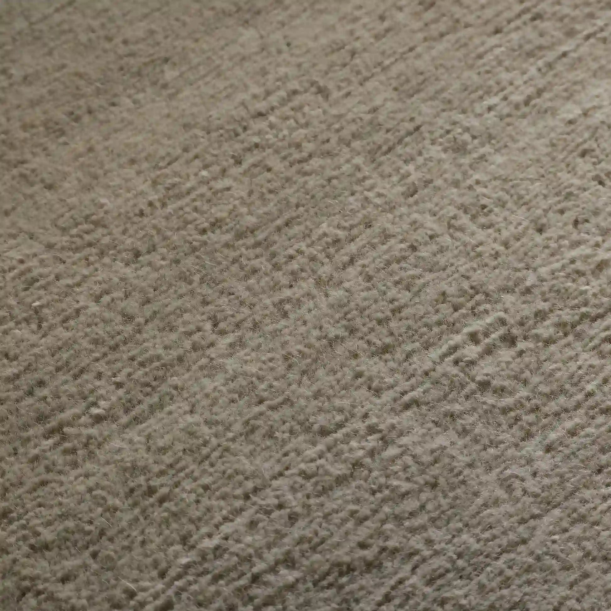 Cashmere Blend Hand-Knotted Wool Area Rug Soft & Durable Plush Carpet Modern Minimalist Solid Color Textured Style