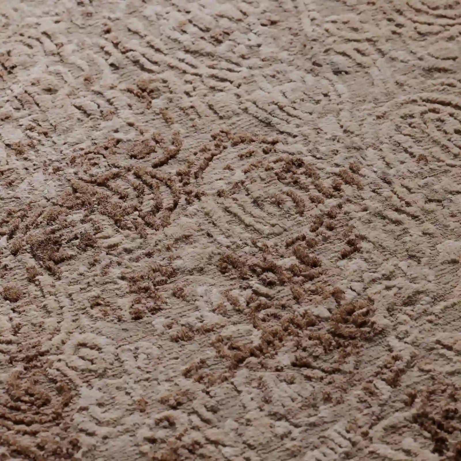 Tapis Harlowe en laine et viscose tufté main Tapis de haute qualité avec une touche artistique rétro et une sensation chaleureuse
