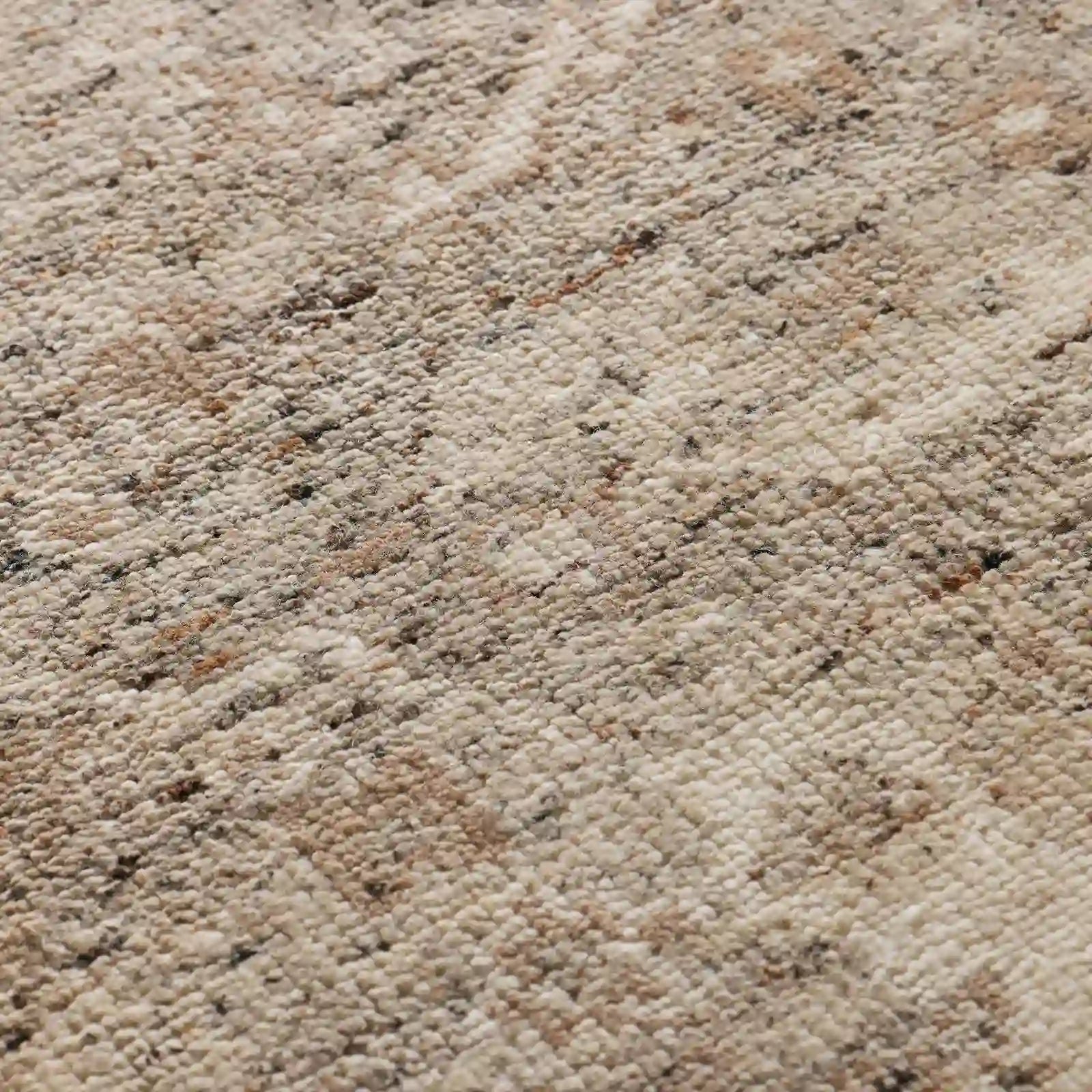Faymynte Hand-Knotted Round Rug Persian-Style Versatile Round Carpet
