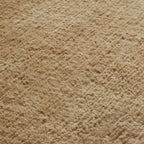 Cashmere Blend Hand-Knotted Wool Area Rug Soft & Durable Plush Carpet Modern Minimalist Solid Color Textured Style