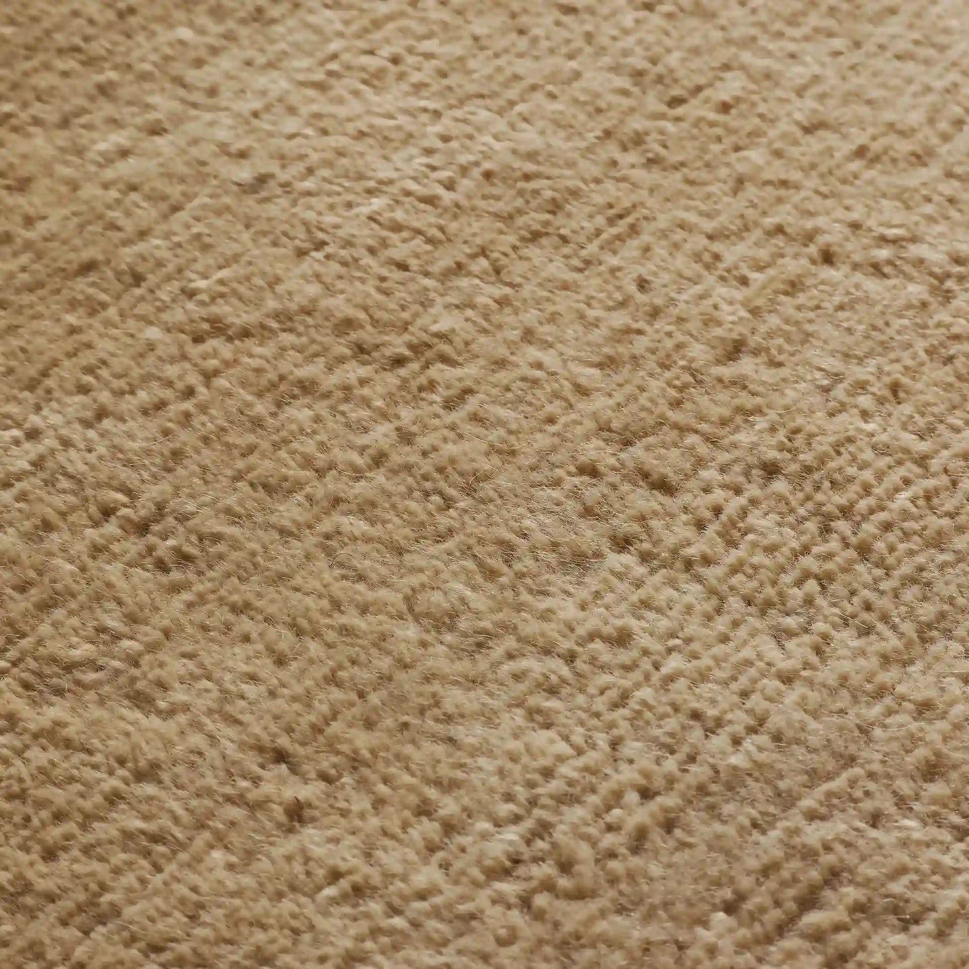 Cashmere Blend Hand-Knotted Wool Area Rug Soft & Durable Plush Carpet Modern Minimalist Solid Color Textured Style