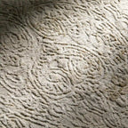 Tapis Harlowe en laine et viscose tufté main Tapis de haute qualité avec une touche artistique rétro et une sensation chaleureuse