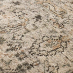 Faymynte Hand-Knotted Round Rug Persian-Style Versatile Round Carpet