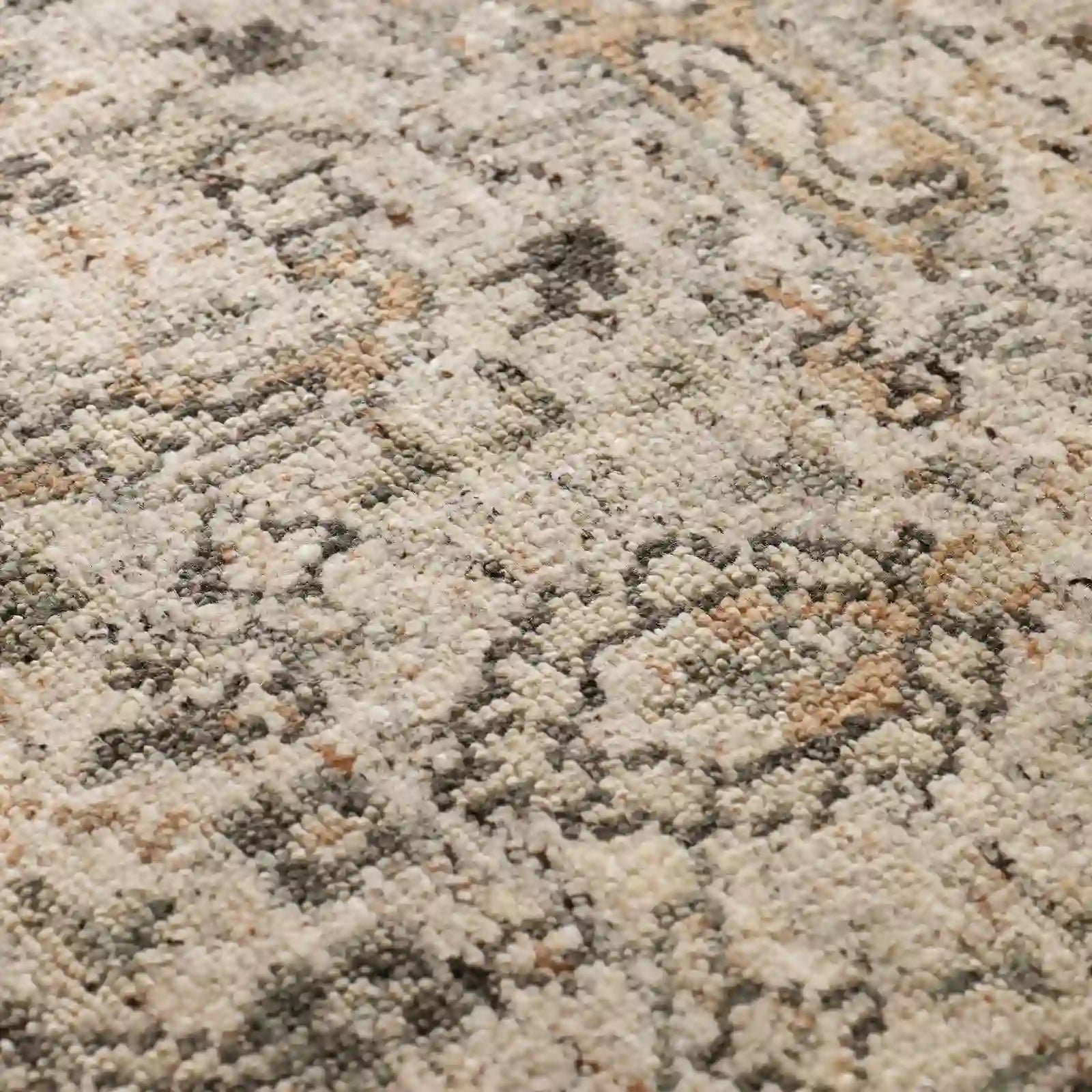 Faymynte Hand-Knotted Round Rug Persian-Style Versatile Round Carpet