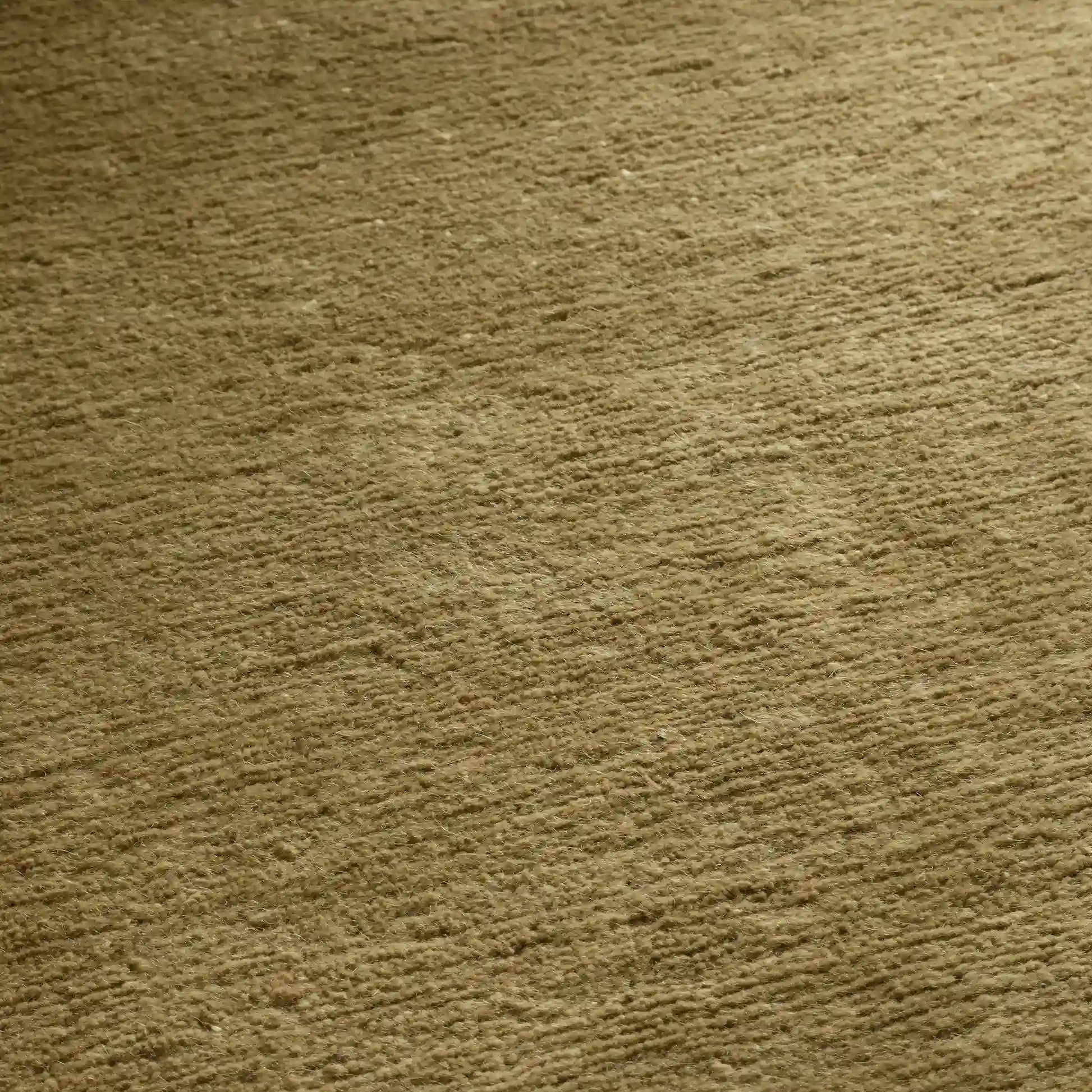 Cashmere Blend Hand-Knotted Wool Area Rug Soft & Durable Plush Carpet Modern Minimalist Solid Color Textured Style