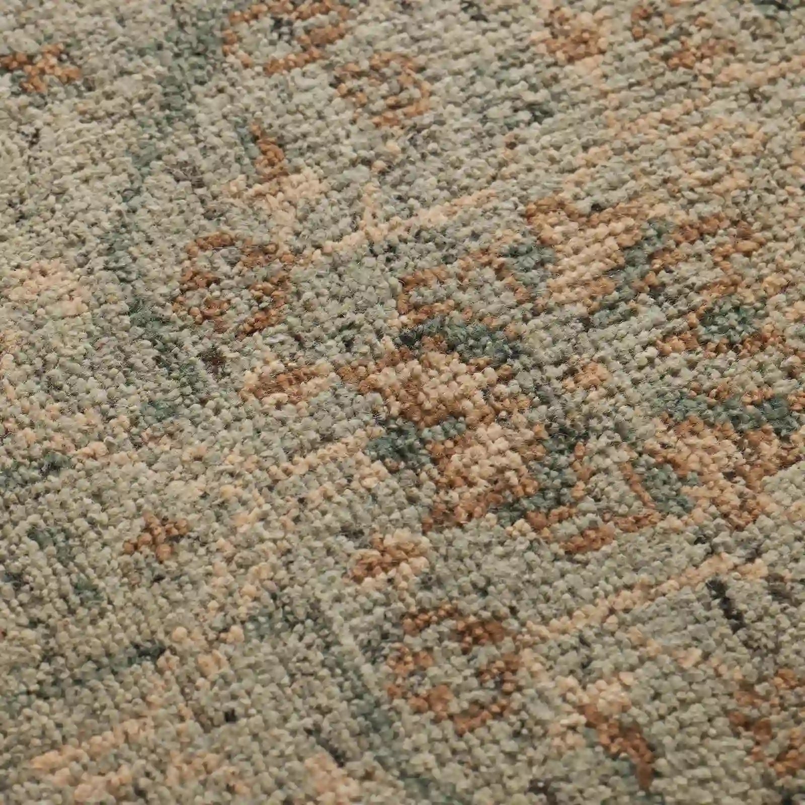 Faymynte Hand-Knotted Round Rug Persian-Style Versatile Round Carpet
