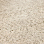 Cashmere Blend Hand-Knotted Wool Area Rug Soft & Durable Plush Carpet Modern Minimalist Solid Color Textured Style