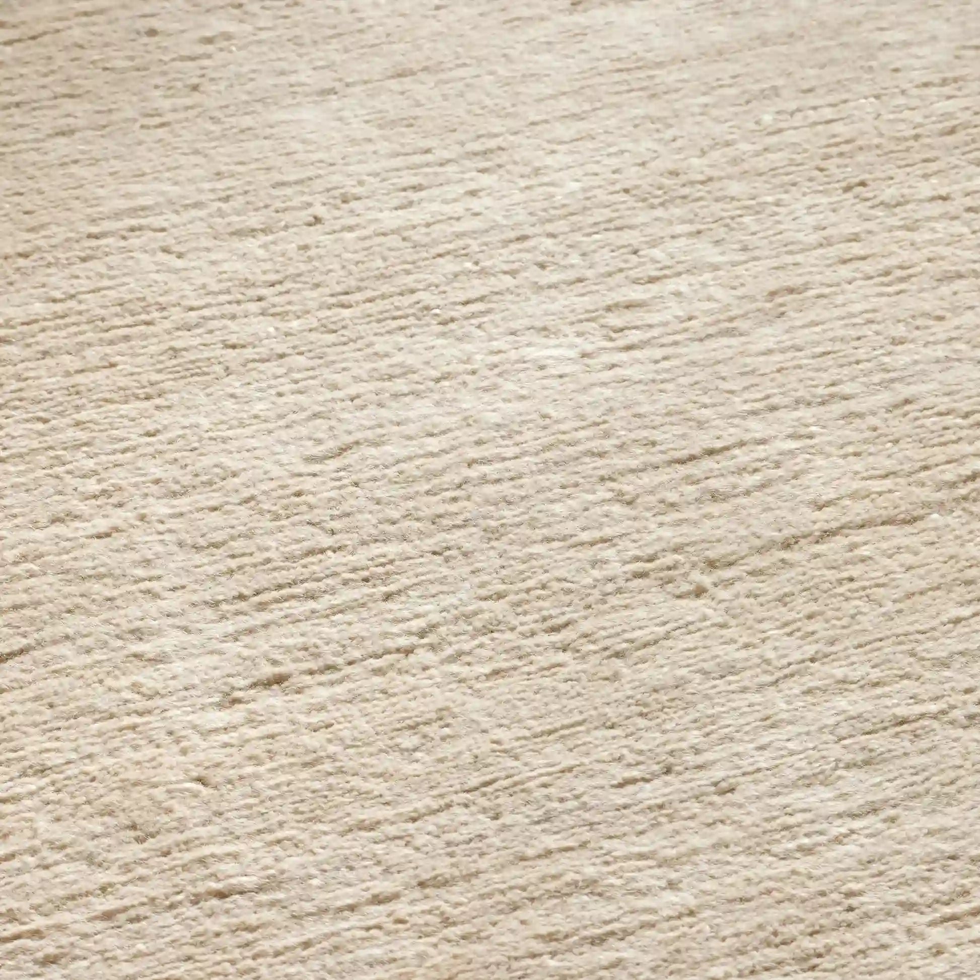 Cashmere Blend Hand-Knotted Wool Area Rug Soft & Durable Plush Carpet Modern Minimalist Solid Color Textured Style