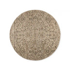 Faymynte Hand-Knotted Round Rug Persian-Style Versatile Round Carpet