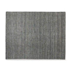 Laessyn Charcoal Hand-Knotted Wool Blend Rug Perfectly Blends Classic Craftsmanship with Modern Style Carpet Minimalist Natural Textured Style