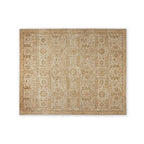 Syanna Wool Hand Tufted Rug in Blue or Moss Layered Design Versatile Carpet Traditional Persian Light Vintage Style