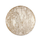 Vyona Hand Tufted Round Rug in Fog or Sand Tones Carpet Wabi-Sabi Patina Textured Style