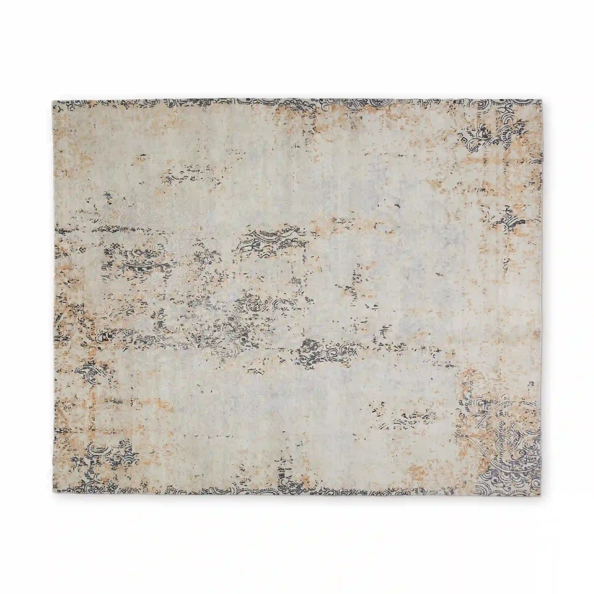 Tapis Harlowe en laine et viscose tufté main Tapis de haute qualité avec une touche artistique rétro et une sensation chaleureuse