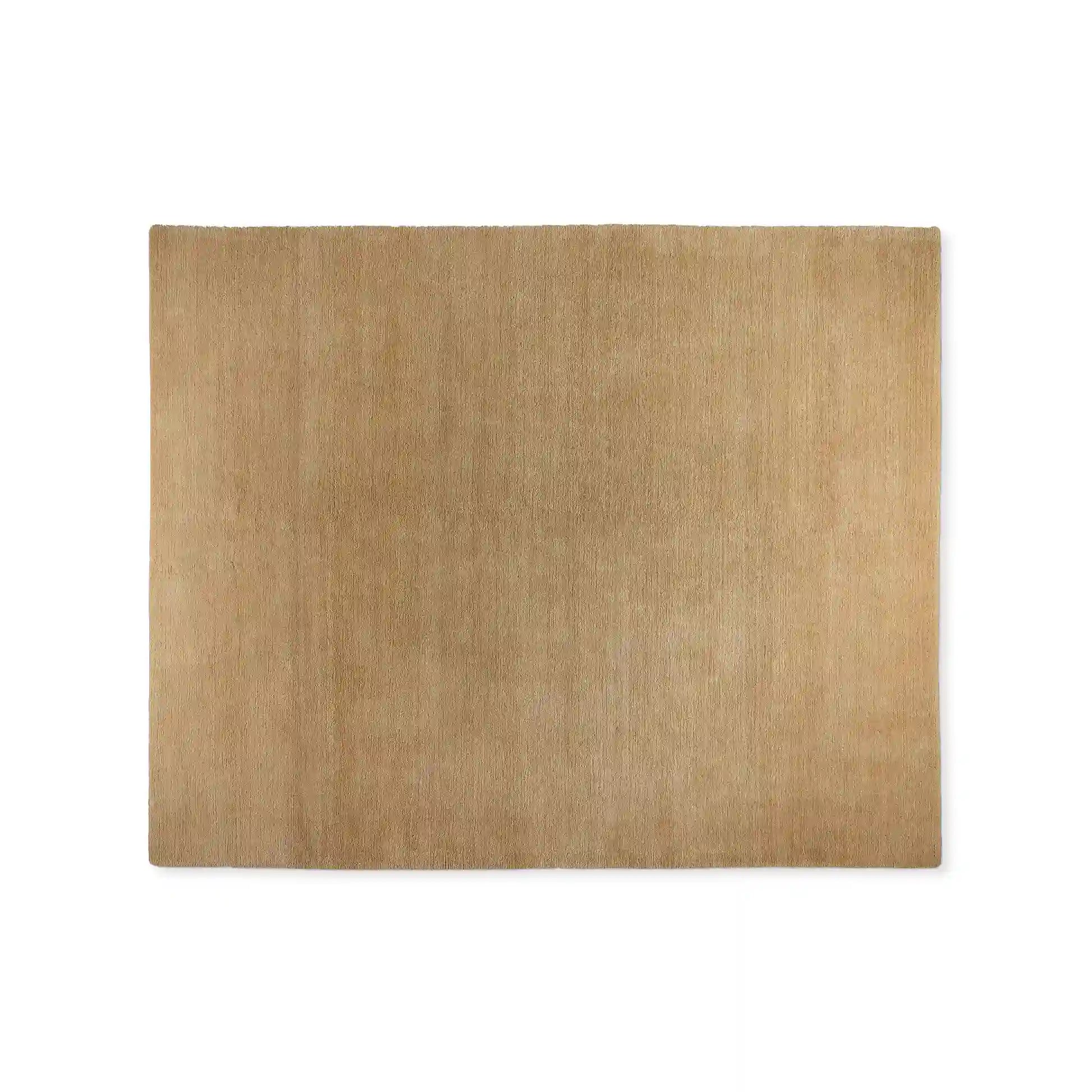 Cashmere Blend Hand-Knotted Wool Area Rug Soft & Durable Plush Carpet Modern Minimalist Solid Color Textured Style