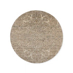 Faymynte Hand-Knotted Round Rug Persian-Style Versatile Round Carpet