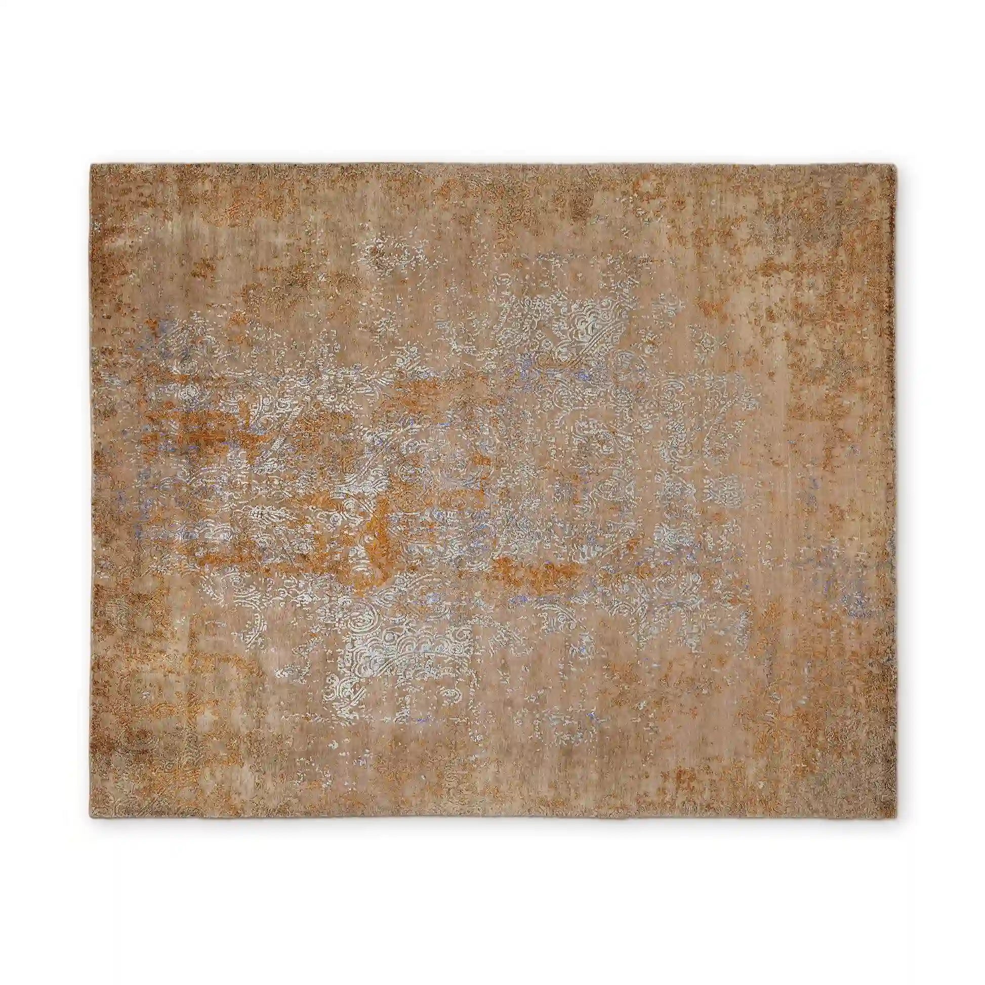 Tapis Harlowe en laine et viscose tufté main Tapis de haute qualité avec une touche artistique rétro et une sensation chaleureuse