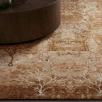 Kastyl Hand-Knotted Rug Modern Vintage Distressed Nature Style Carpet