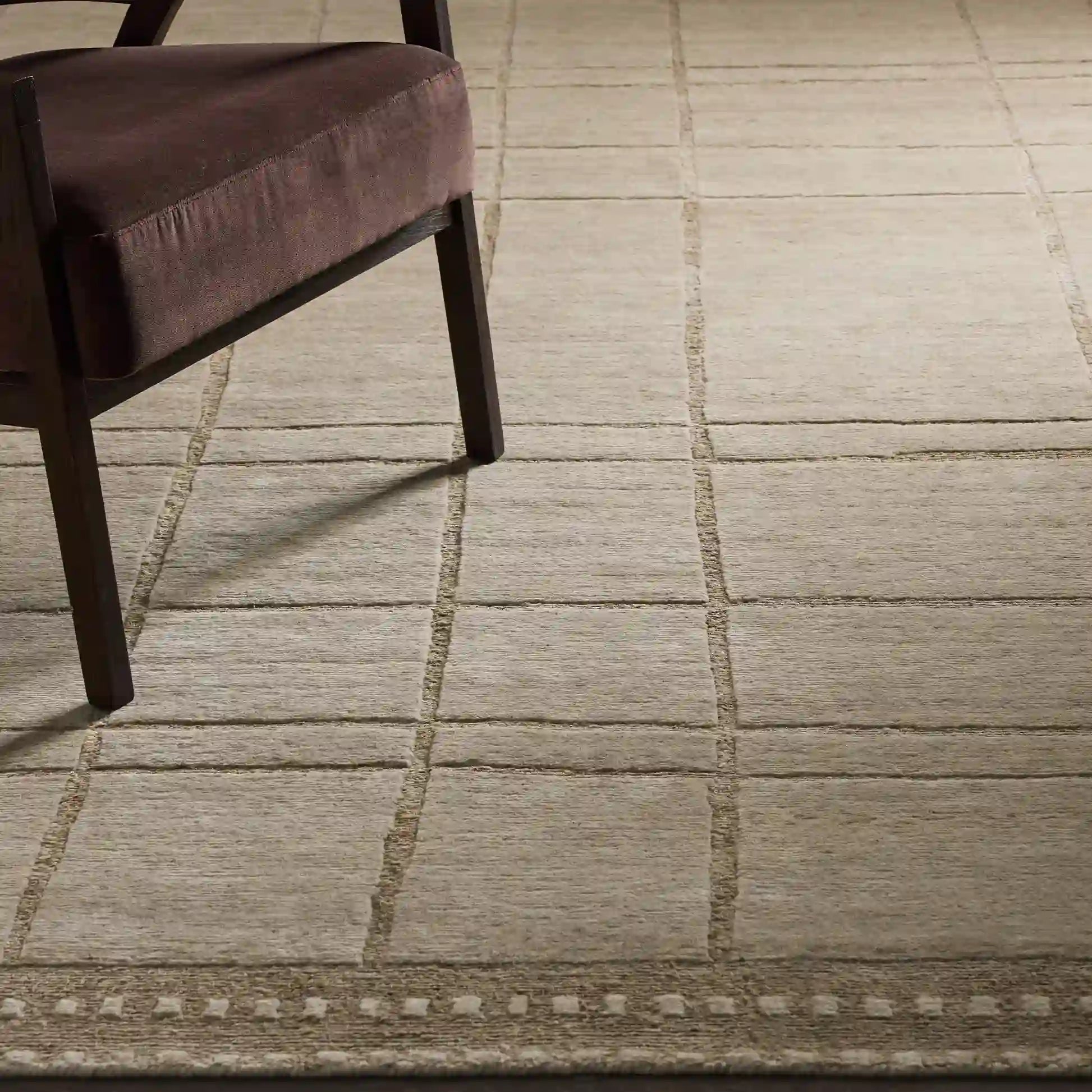 KoLay Handgeknüpfter Teppich – Schlichte & Entspannte, moderne Wabi-Sabi Atmosphäre Teppich