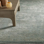 Tapis de Prière Noué à la Main en Laine et Soie Lascarra Motif Artistique Luxueux et Élégant Traditionnel