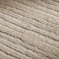 Novra Hand Tufted Round Wool Rug in Natural Palette Carpet Minimalist Natural Wood Grain Style