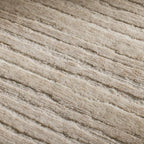 Novra Hand Tufted Round Wool Rug in Natural Palette Carpet Minimalist Natural Wood Grain Style