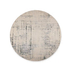 Wylla Round Rug Modern Abstract Textured Style Carpet A Soft & Comfortable Living Environment