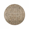 Faymynte Hand-Knotted Round Rug Persian-Style Versatile Round Carpet