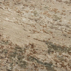 Vyona Hand Tufted Rug in Fog or Sand Tones Vintage Distressed Stone Texture Style Carpet