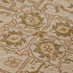 Syanna Wool Hand Tufted Rug in Blue or Moss Layered Design Versatile Carpet Traditional Persian Light Vintage Style
