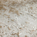 Vyona Hand Tufted Rug in Fog or Sand Tones Vintage Distressed Stone Texture Style Carpet