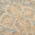 Syanna Wool Hand Tufted Rug in Blue or Moss Layered Design Versatile Carpet Traditional Persian Light Vintage Style