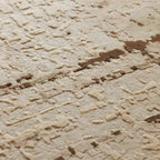 Wylla Round Rug Modern Abstract Textured Style Carpet A Soft & Comfortable Living Environment
