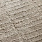 Artym Hand-Knotted Rayon Wool Area Rug Modern Minimalist Textured Style Carpet